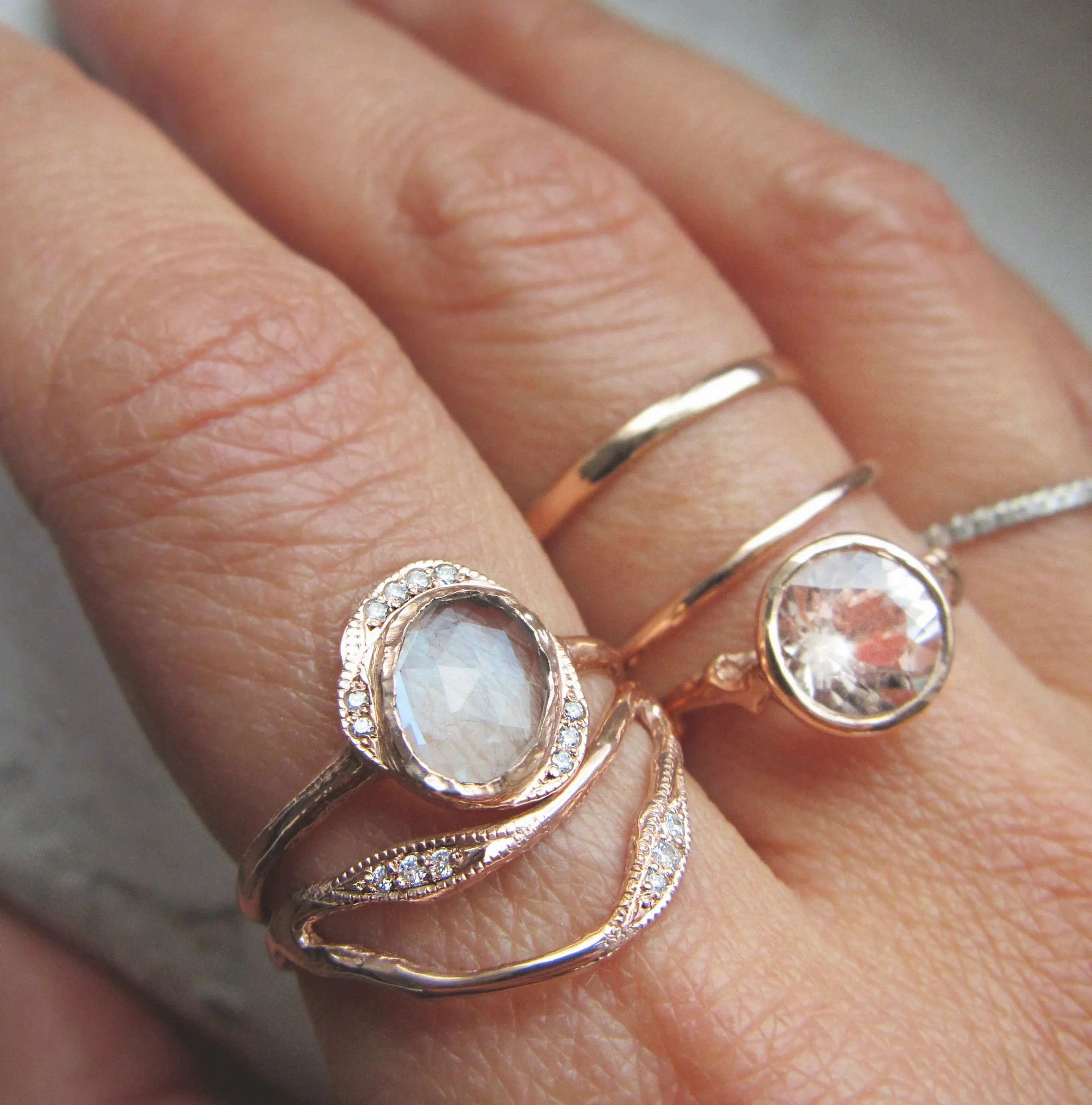 Oasis Blue Topaz Ring