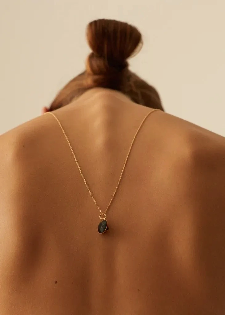 Of Me Silver Necklace w. Diamond