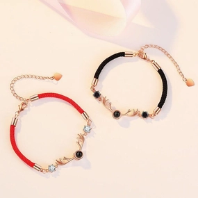 One Deer Has You Projection Couple Bracelet In 100 Languages 
