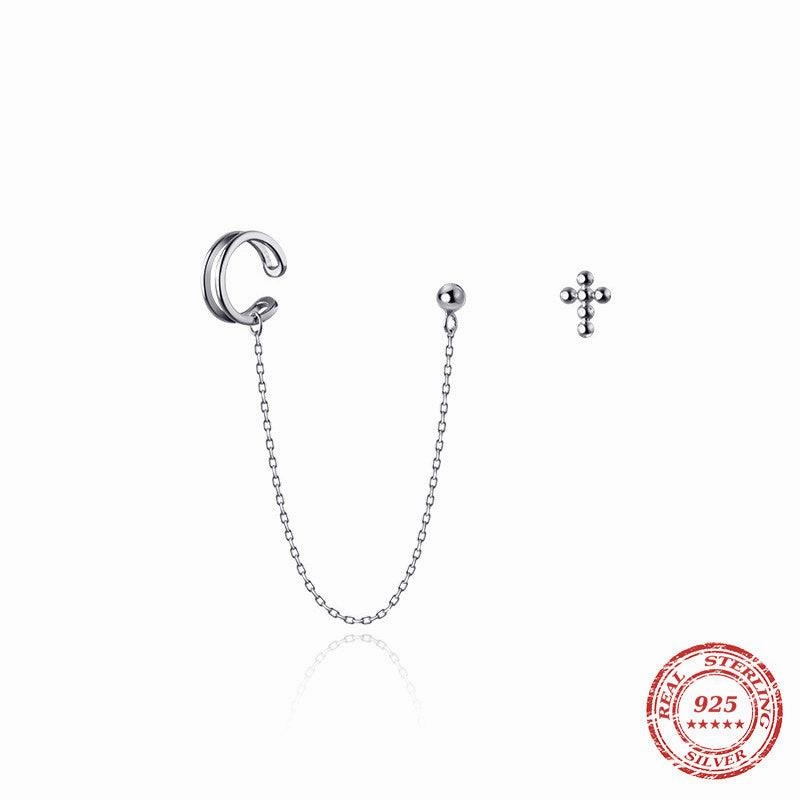 One-piece Earring And Ear Bone Clip Female Xia Chunyin