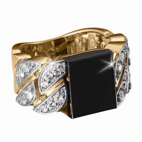 Onyx Insignia Men's Ring 