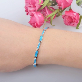 Opal Bracelet Fashion Colored Gems Ornament 