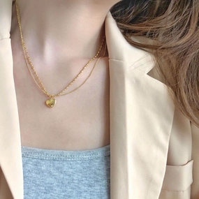 Original Double Layer Love Exquisite Necklace 