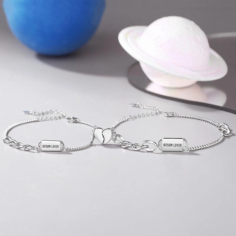 Original Phase Suck A Pair Of Love Couple Bracelet