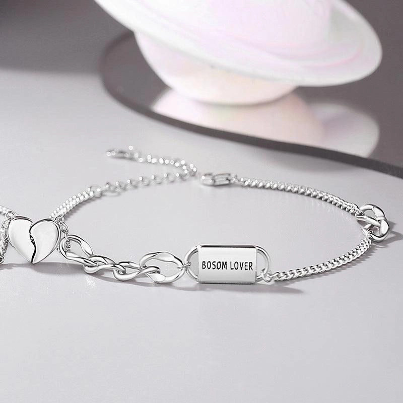 Original Phase Suck A Pair Of Love Couple Bracelet