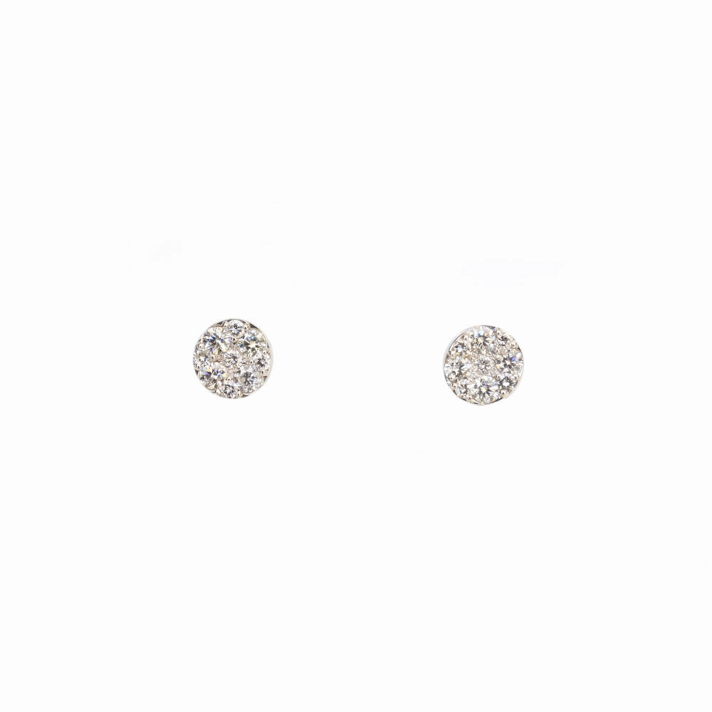 Ouzounian Earring 18 CaratWhite Gold With Diamond