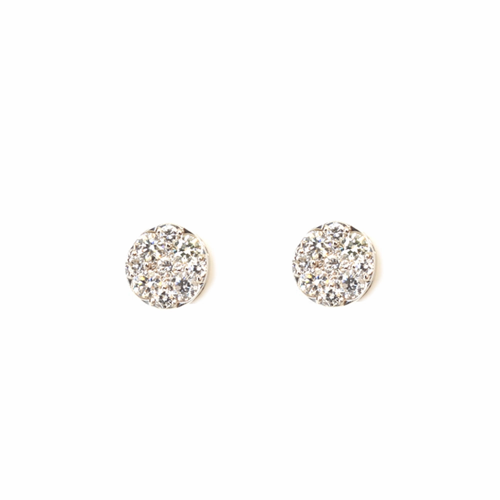 Ouzounian Earring 18 CaratWhite Gold With Diamond 