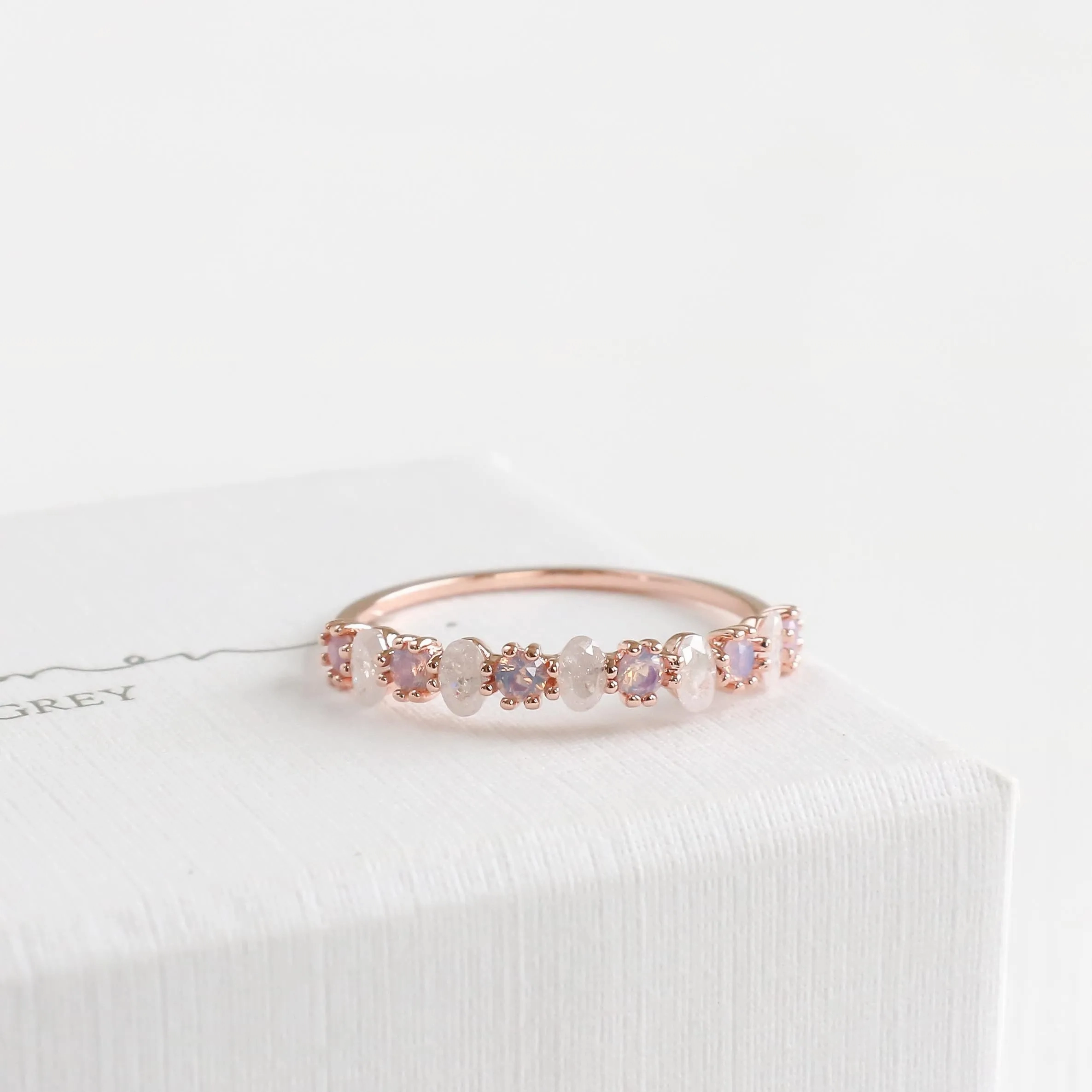 Ovie Half Eternity Ring