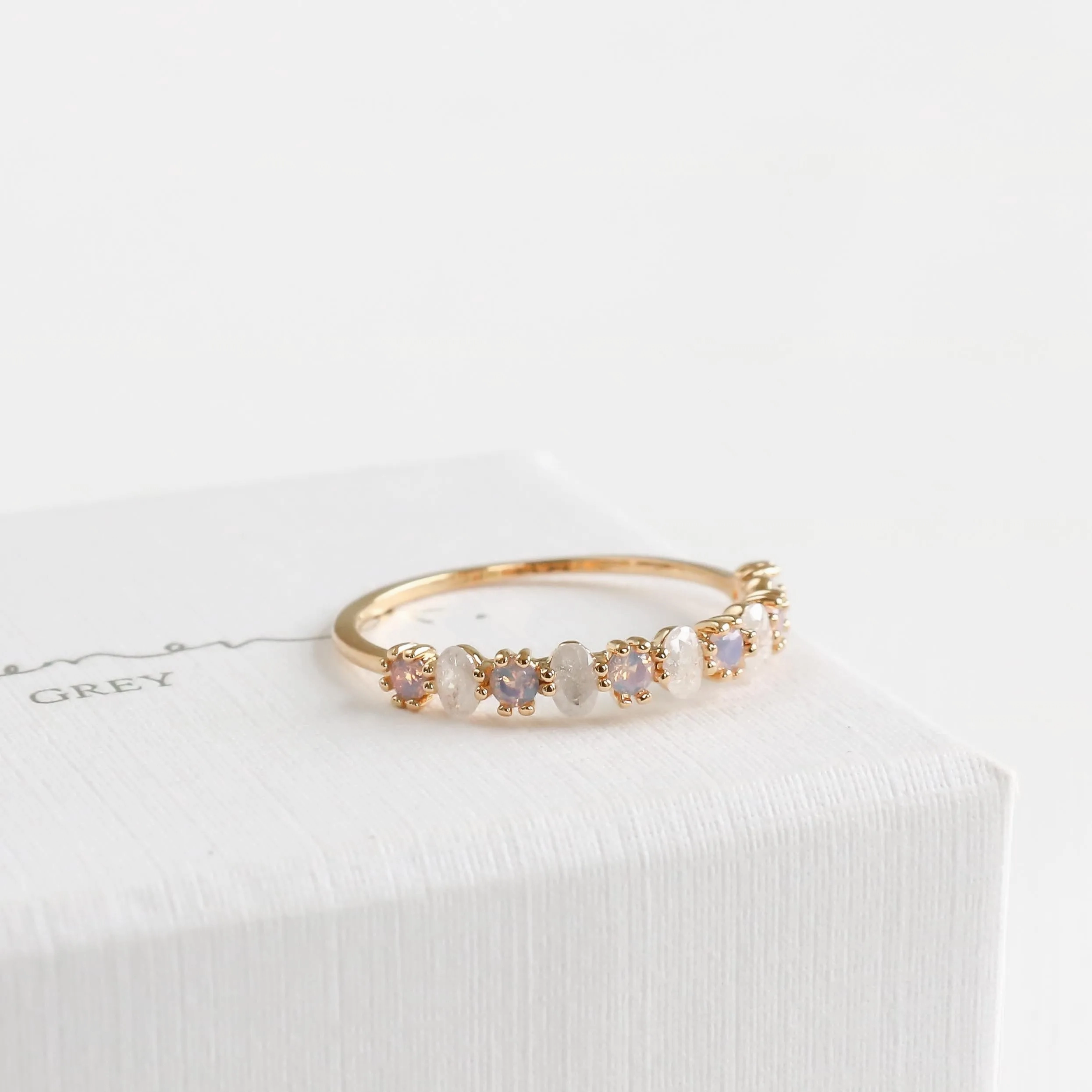 Ovie Half Eternity Ring