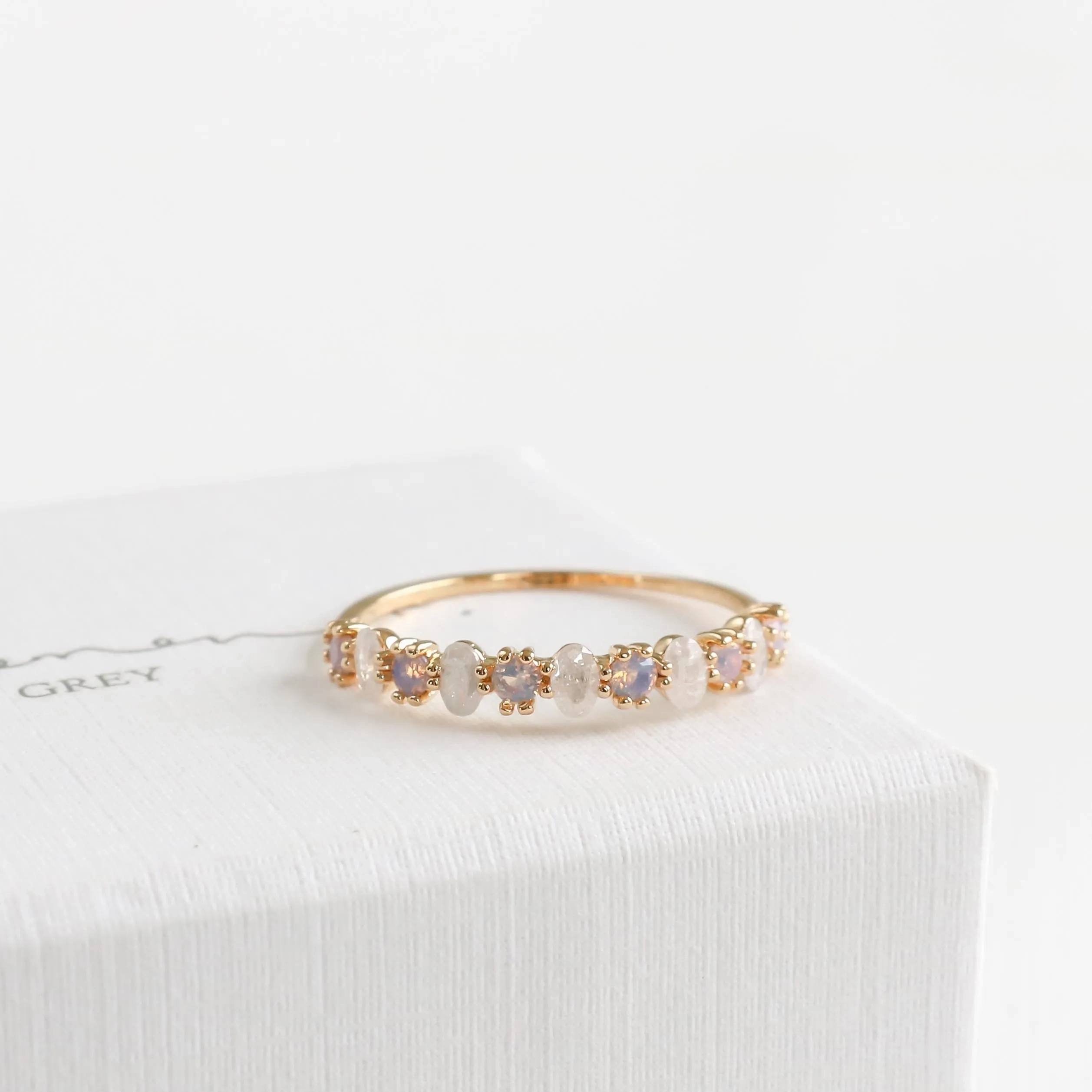 Ovie Half Eternity Ring
