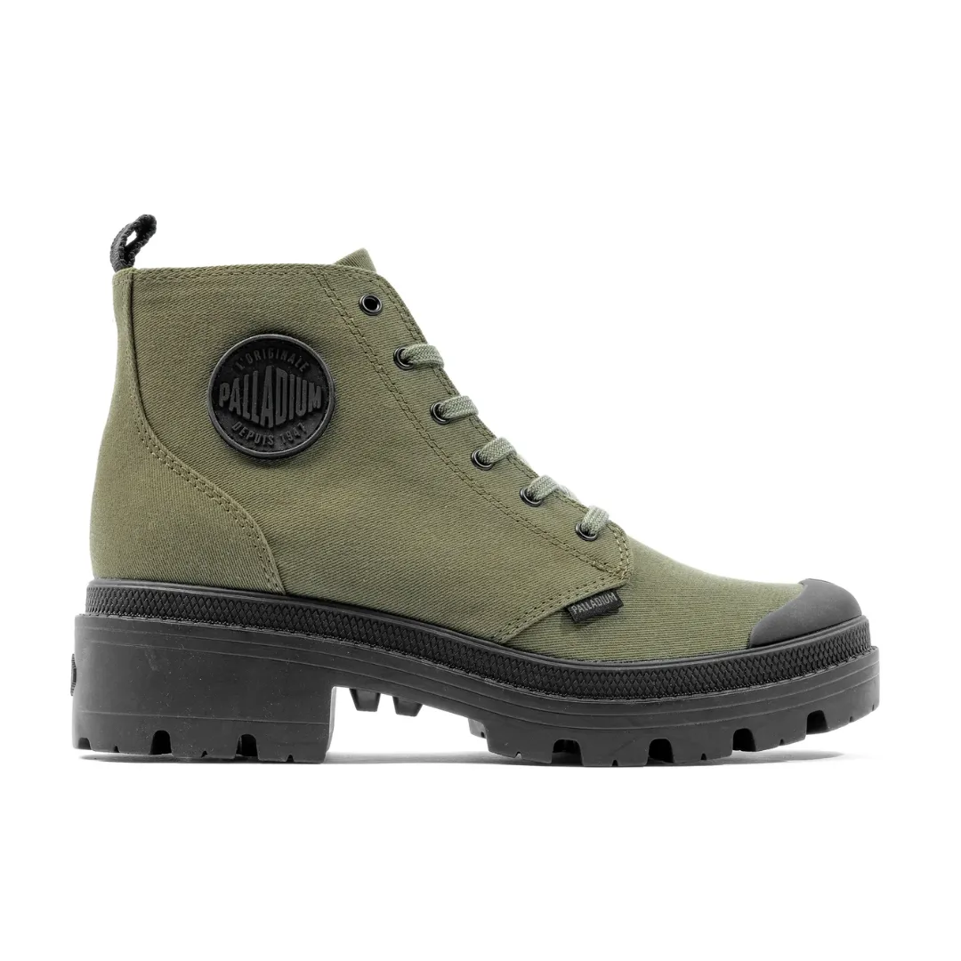 Pallabase Twill Stiefel in Olive von Palladium