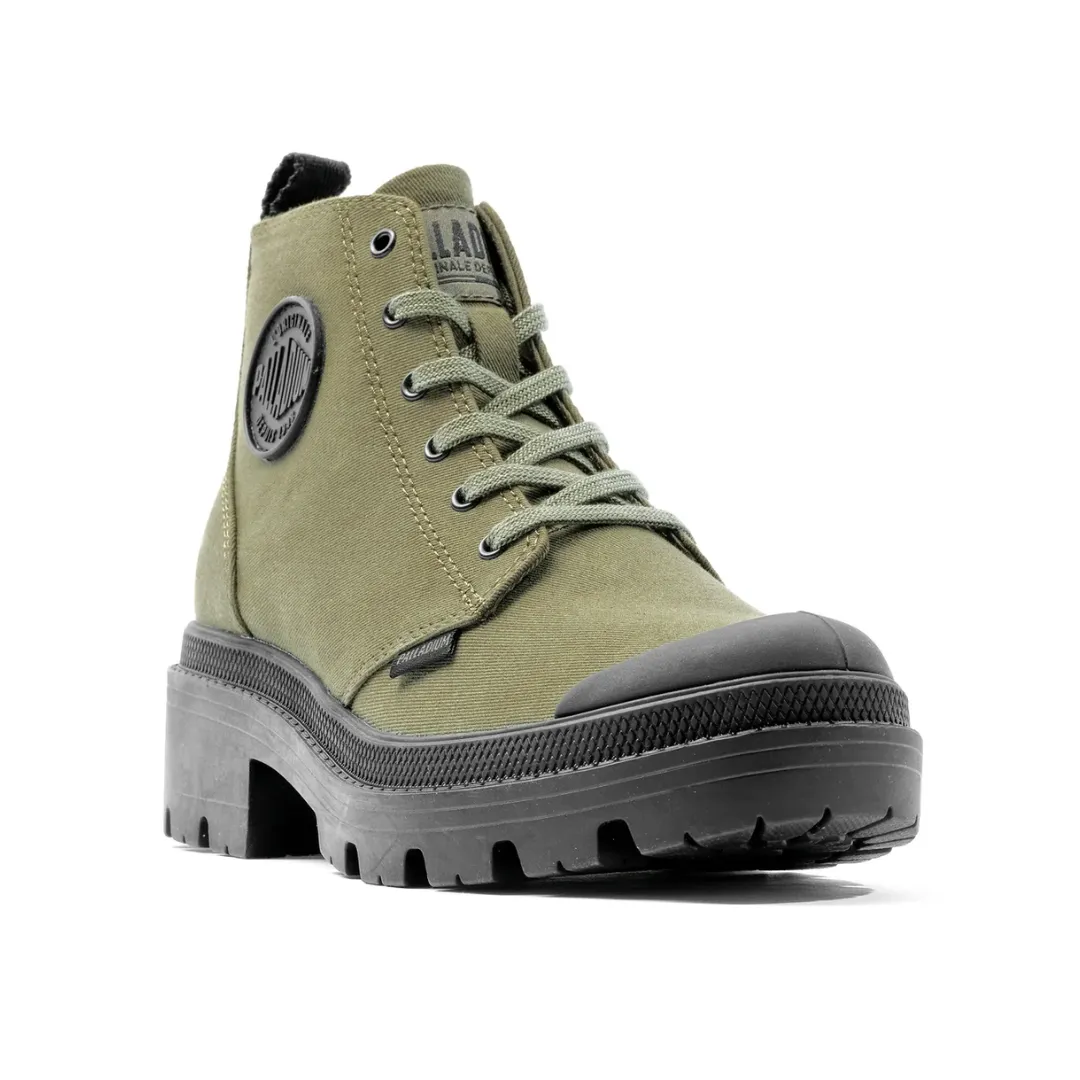 Pallabase Twill Stiefel in Olive von Palladium