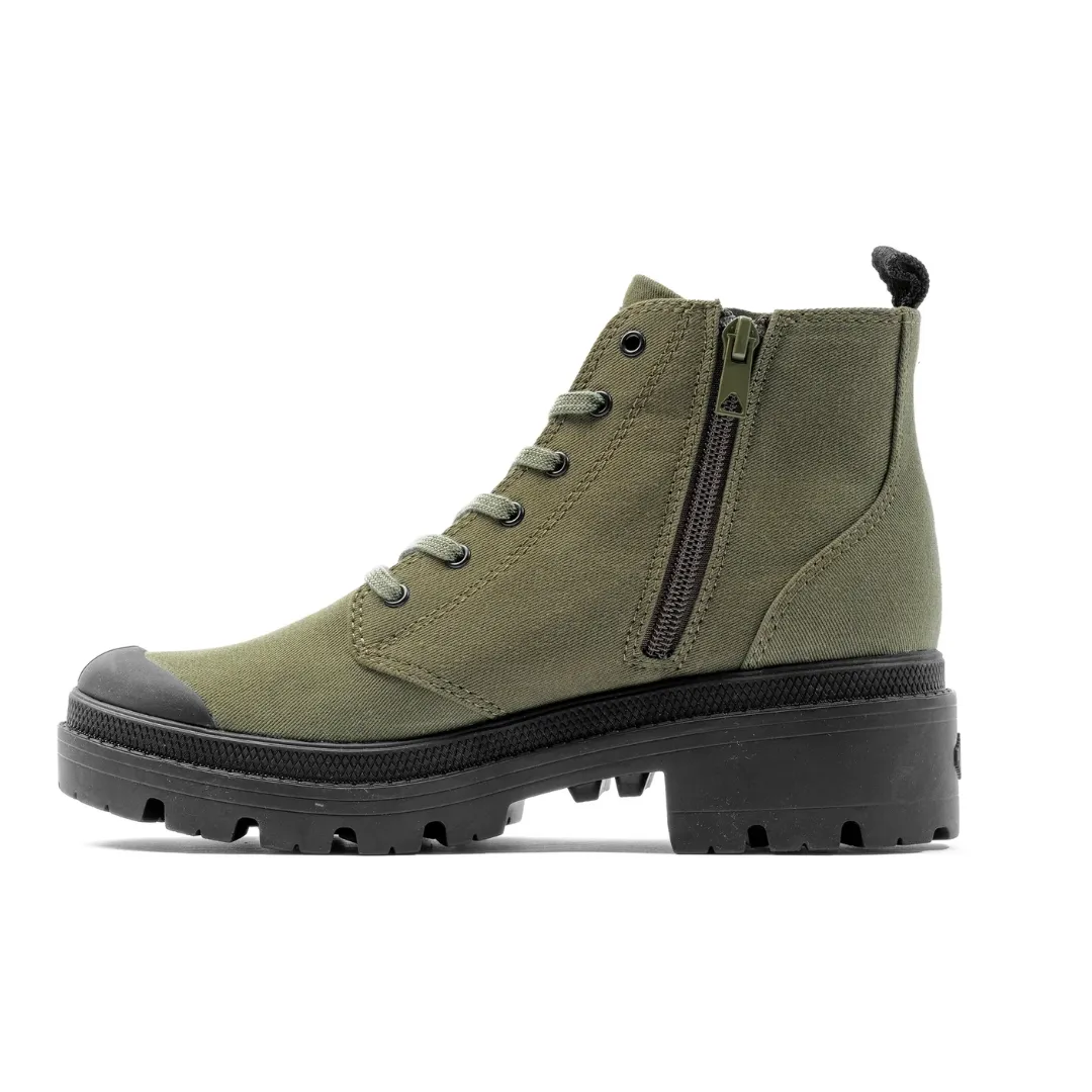 Pallabase Twill Stiefel in Olive von Palladium