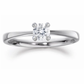 Palladium claw set 0.25ct diamond solitaire ring texture-diamond  