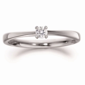 Palladium Solitaire Single diamond ring texture-diamond  