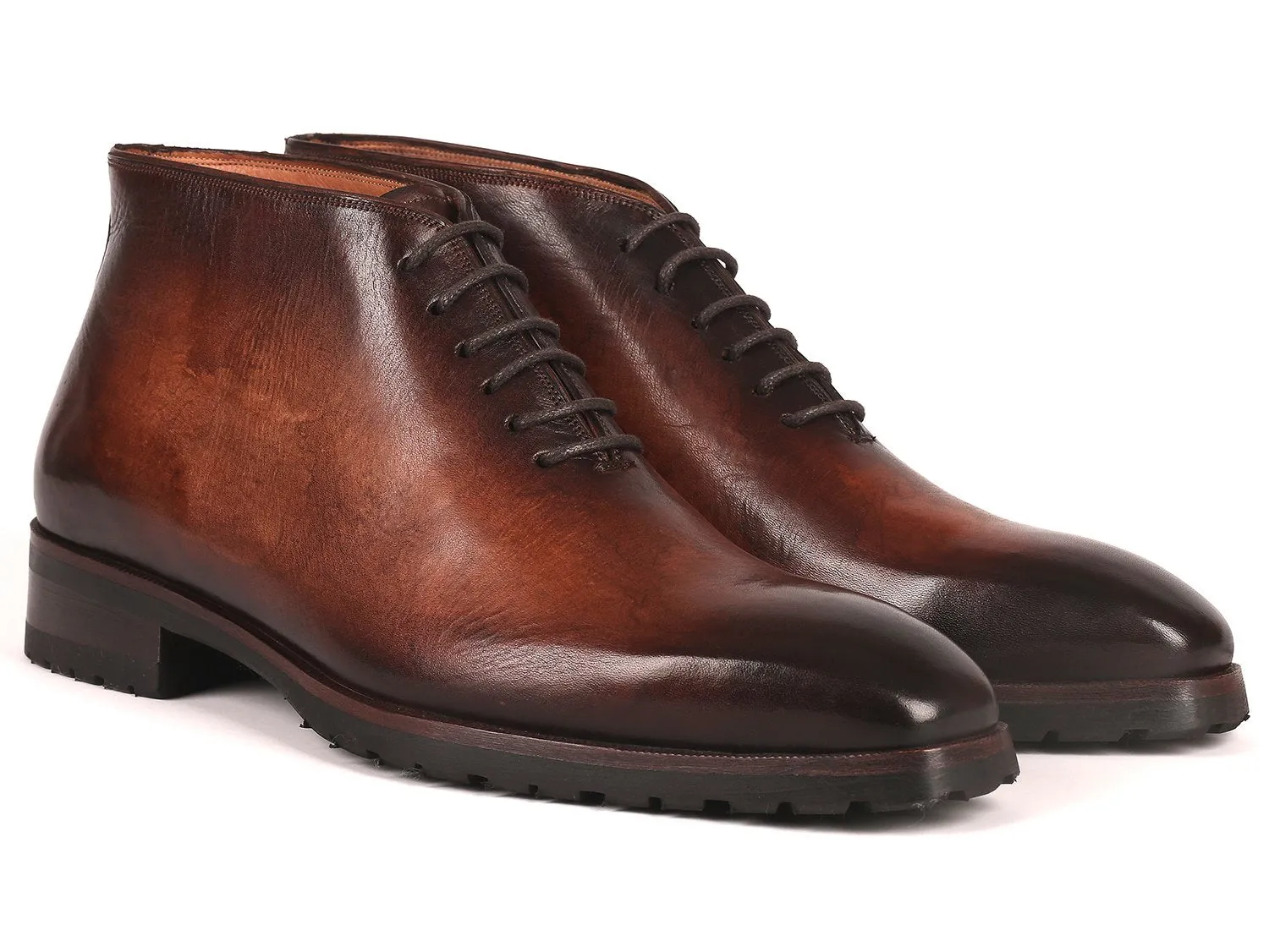 Paul Parkman Schuhe Paul Parkman Herren Knöchelstiefel in Braun Gebürstet