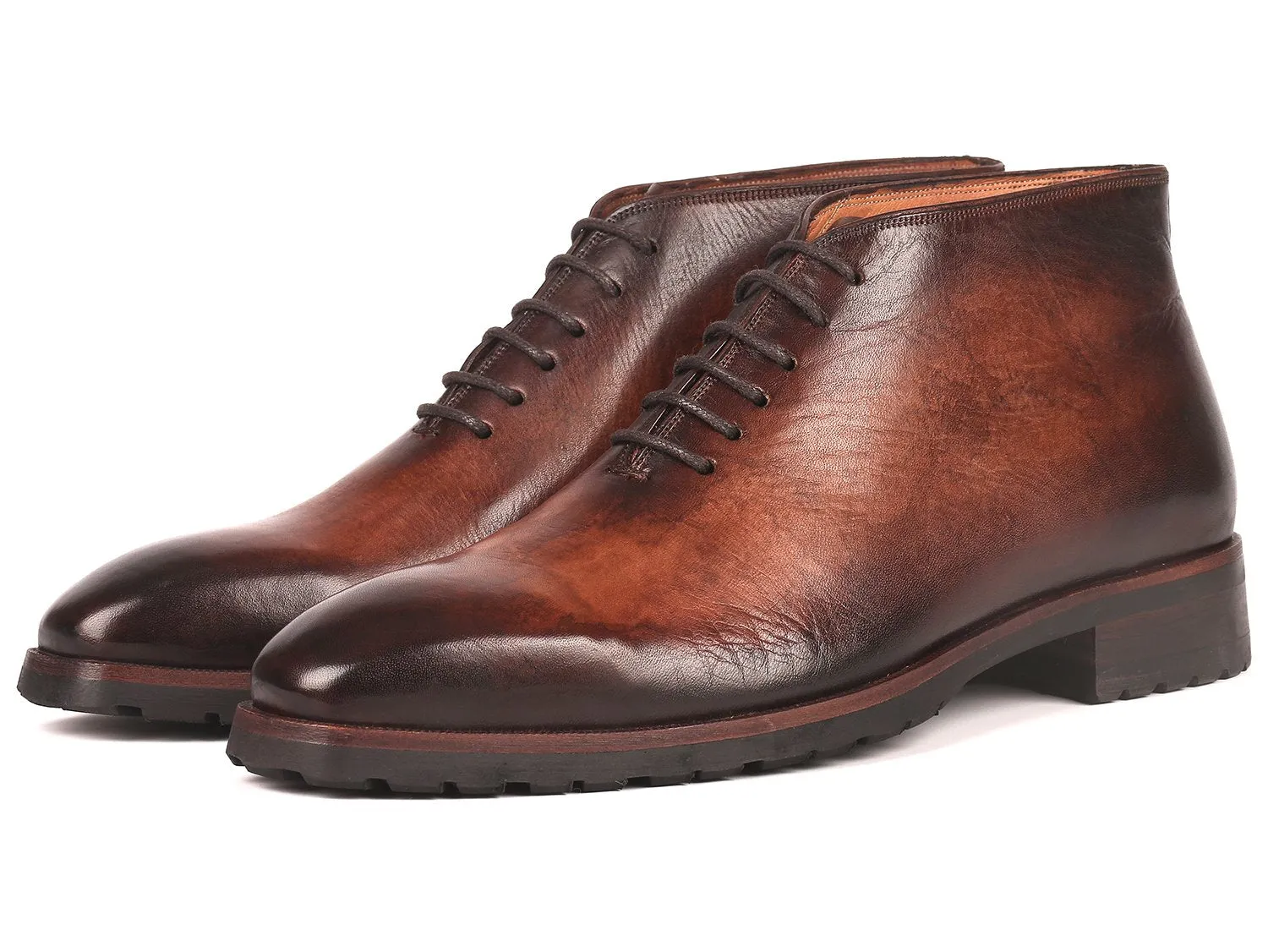 Paul Parkman Schuhe Paul Parkman Herren Knöchelstiefel in Braun Gebürstet