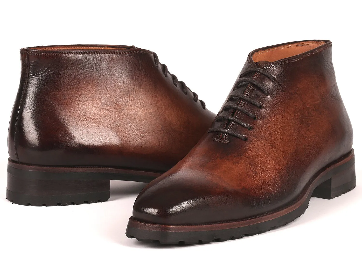 Paul Parkman Schuhe Paul Parkman Herren Knöchelstiefel in Braun Gebürstet