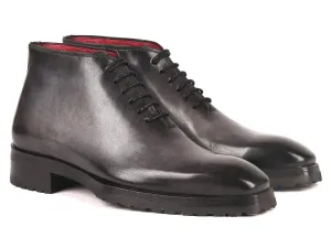 Paul Parkman Schuhe Paul Parkman Herren Knöchelstiefel in Grau Gebürstet
