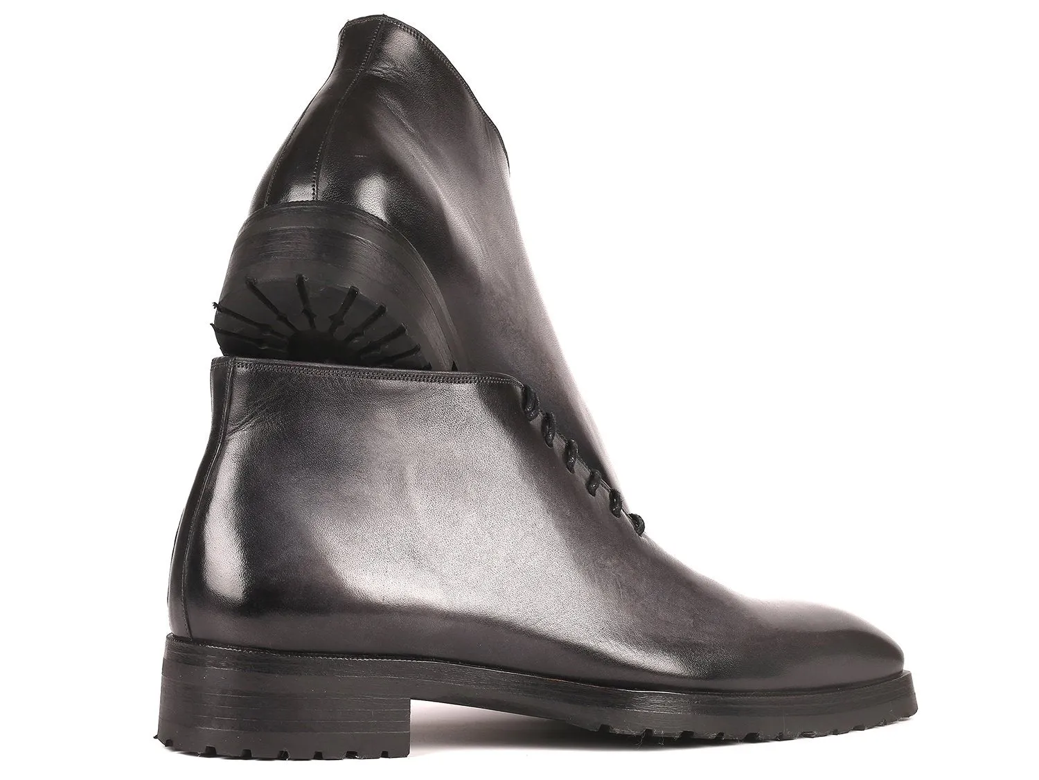 Paul Parkman Schuhe Paul Parkman Herren Knöchelstiefel in Grau Gebürstet