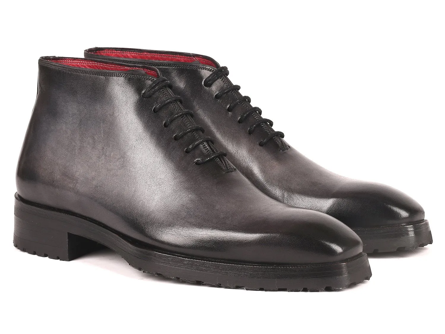 Paul Parkman Schuhe Paul Parkman Herren Knöchelstiefel in Grau Gebürstet