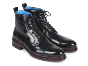 Paul Parkman Schuhe Paul Parkman Hochglanz-Lederstiefel in Schwarz