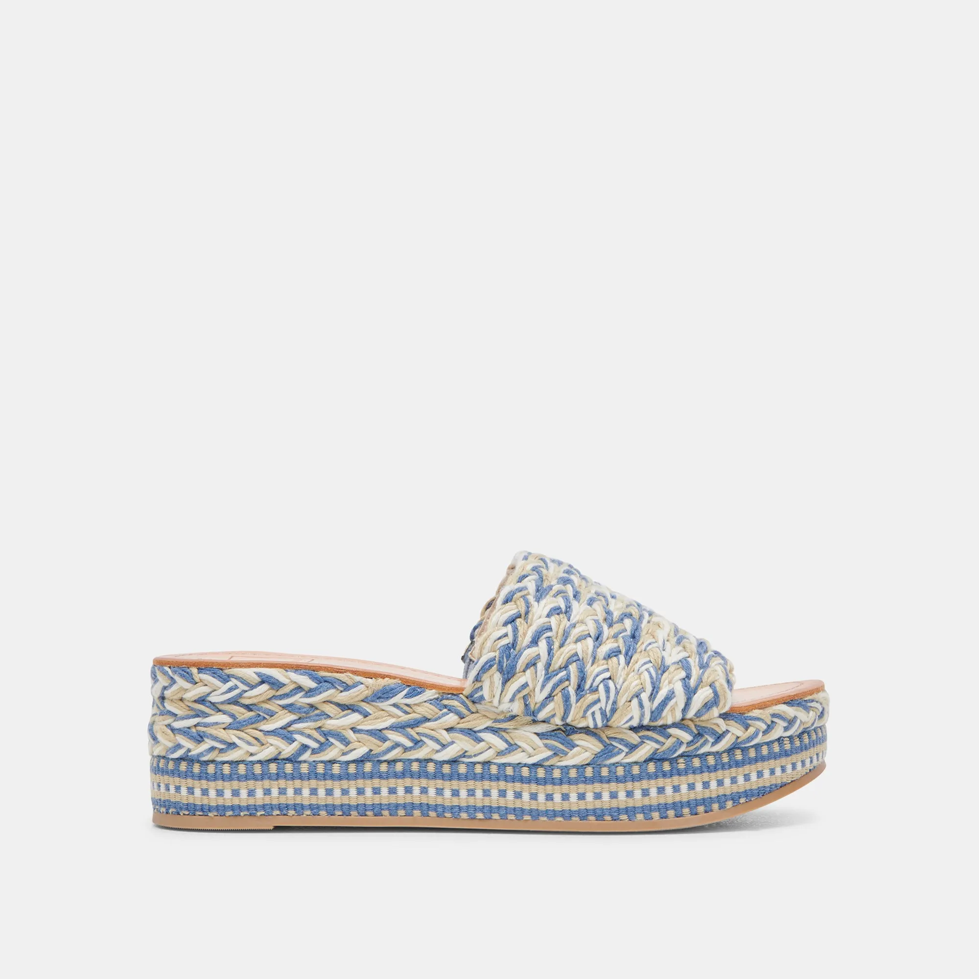 PAZLI SANDALETTEN BLAU MULTI GEWEBT