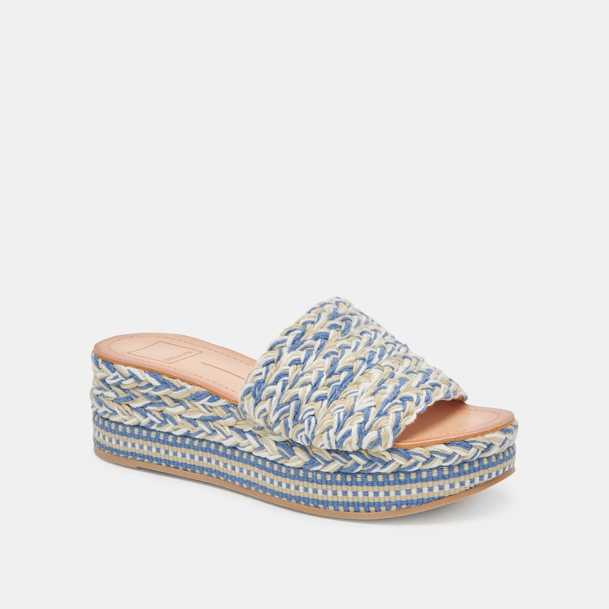 PAZLI SANDALETTEN BLAU MULTI GEWEBT