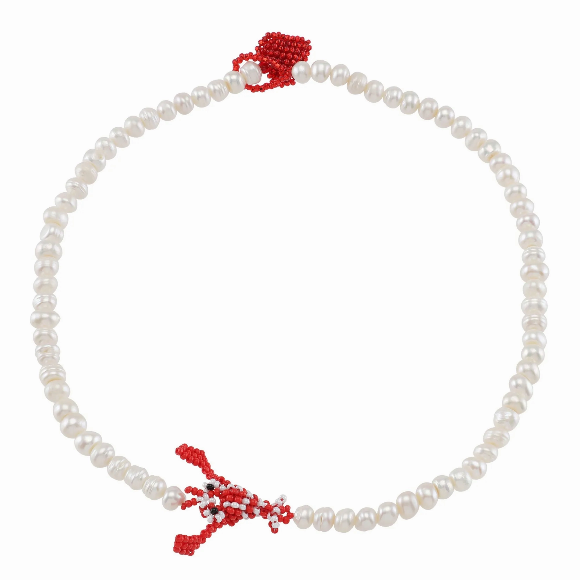 Pearly Lobster Necklace