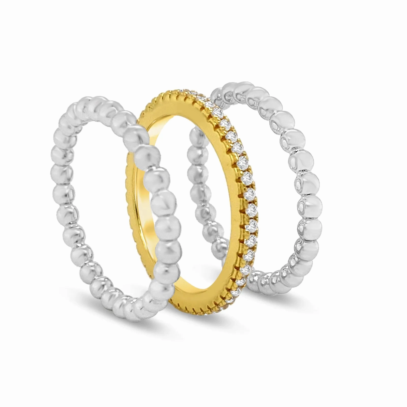 Pebble Beach Stack In Platinum