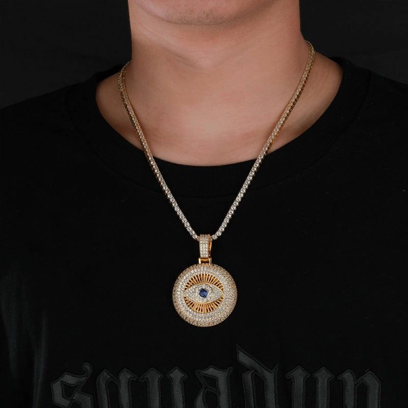 Pendant Micro-set Zircon Hip-hop Trendy Accessories 