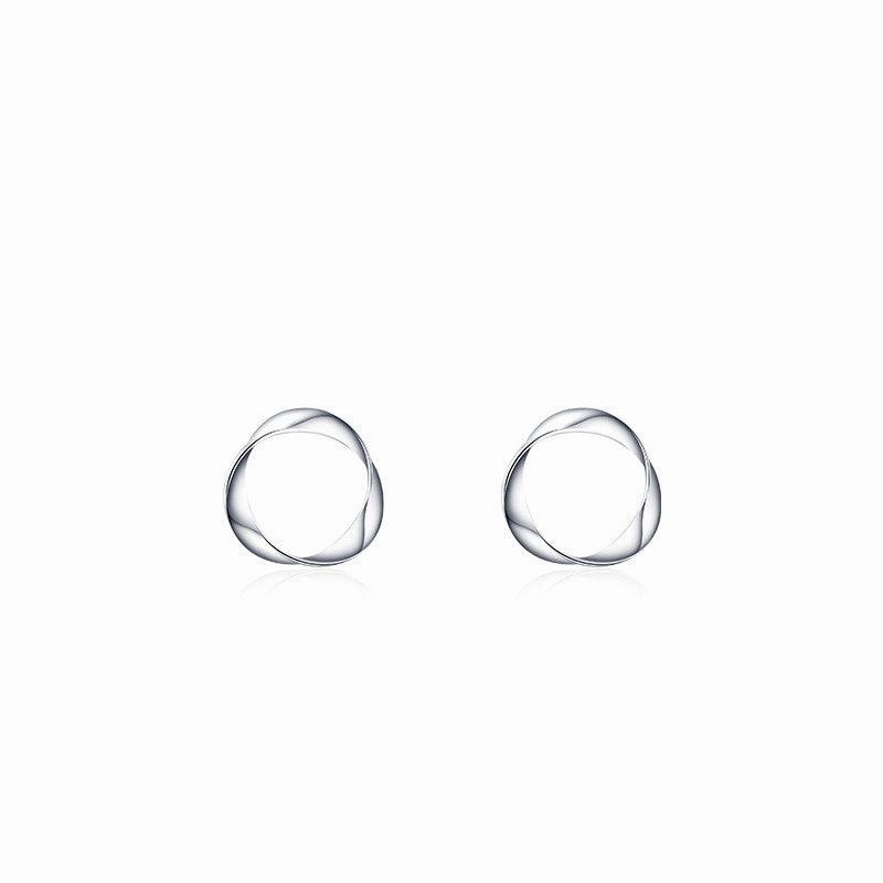 Personalized Fashion Irregular Geometric Circular Design Simple Earrings