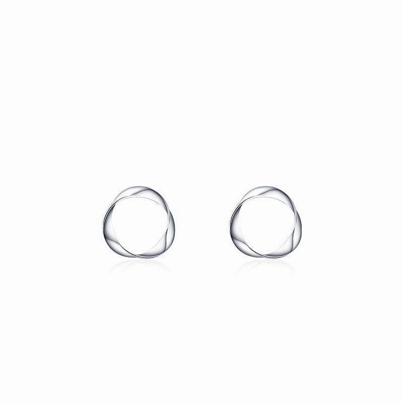 Personalized Fashion Irregular Geometric Circular Design Simple Earrings