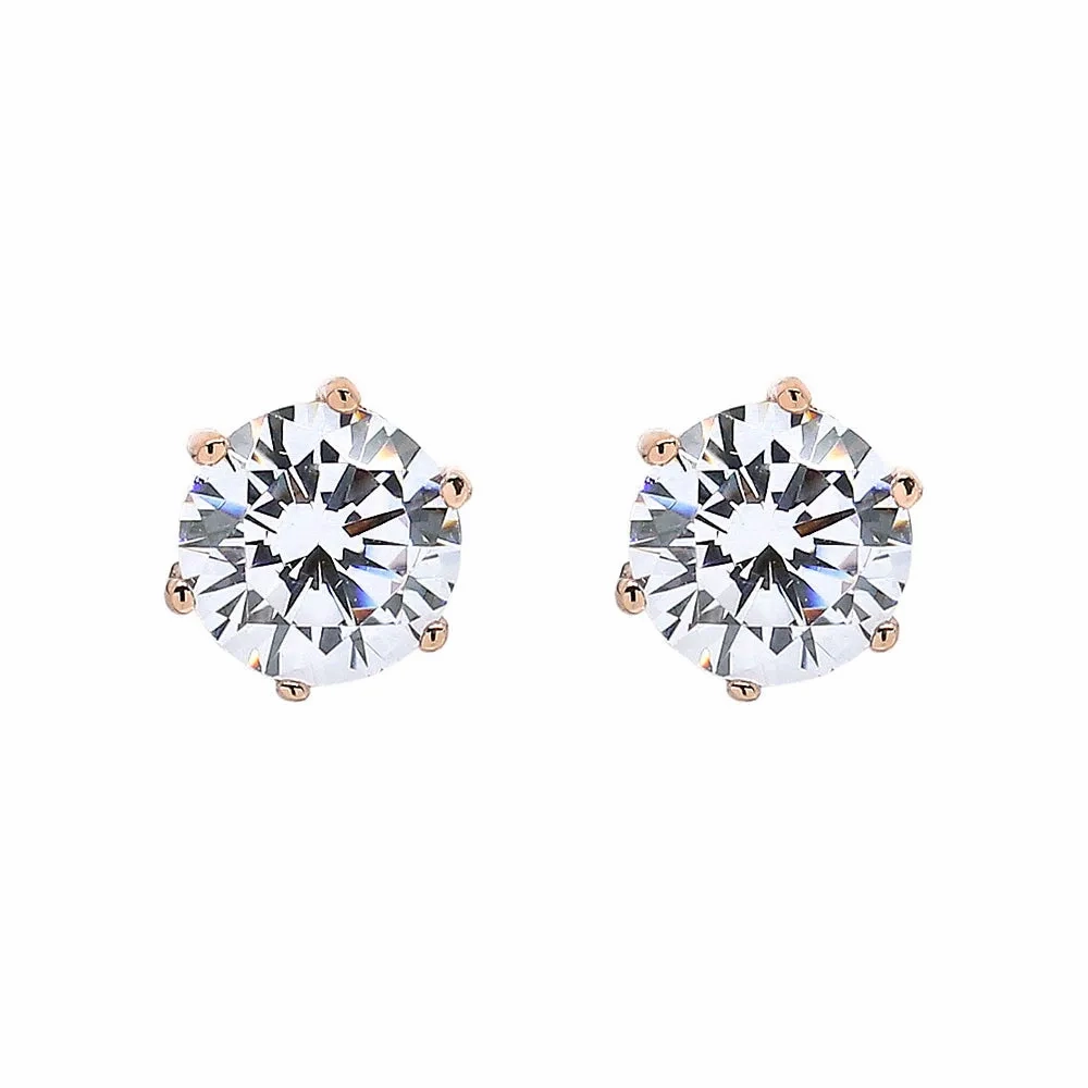 Petite Diamond Crystalline 6 Prong Studs
