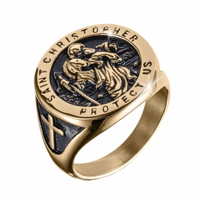 Pilgrims Faith Mens Ring hand-chain-bracelet  