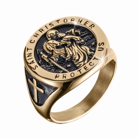 Pilgrims Faith Mens Ring 