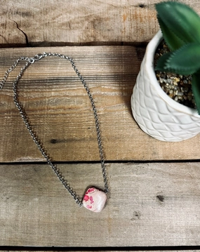 Pink Choker texture-rose-gold  