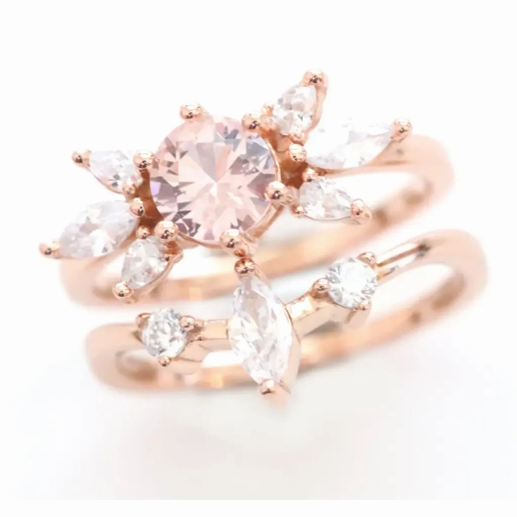 Pink Zelda Ring Set