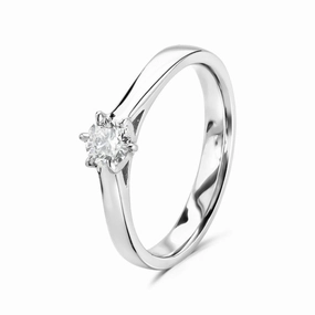 Platinum Solitaire Diamond Ring texture-diamond  