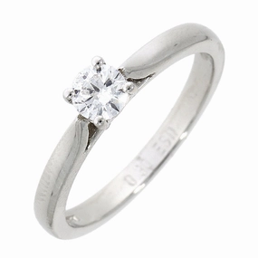 Platinum Solitiare Claw Set Diamond Ring texture-diamond  
