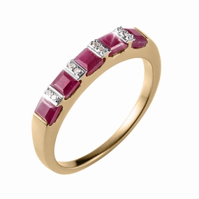 Precious Jewels Ruby Eternity Ring hand-chain-bracelet  