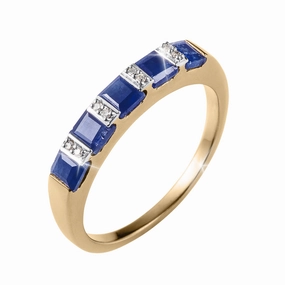 Precious Jewels Sapphire Eternity Ring hand-chain-bracelet  
