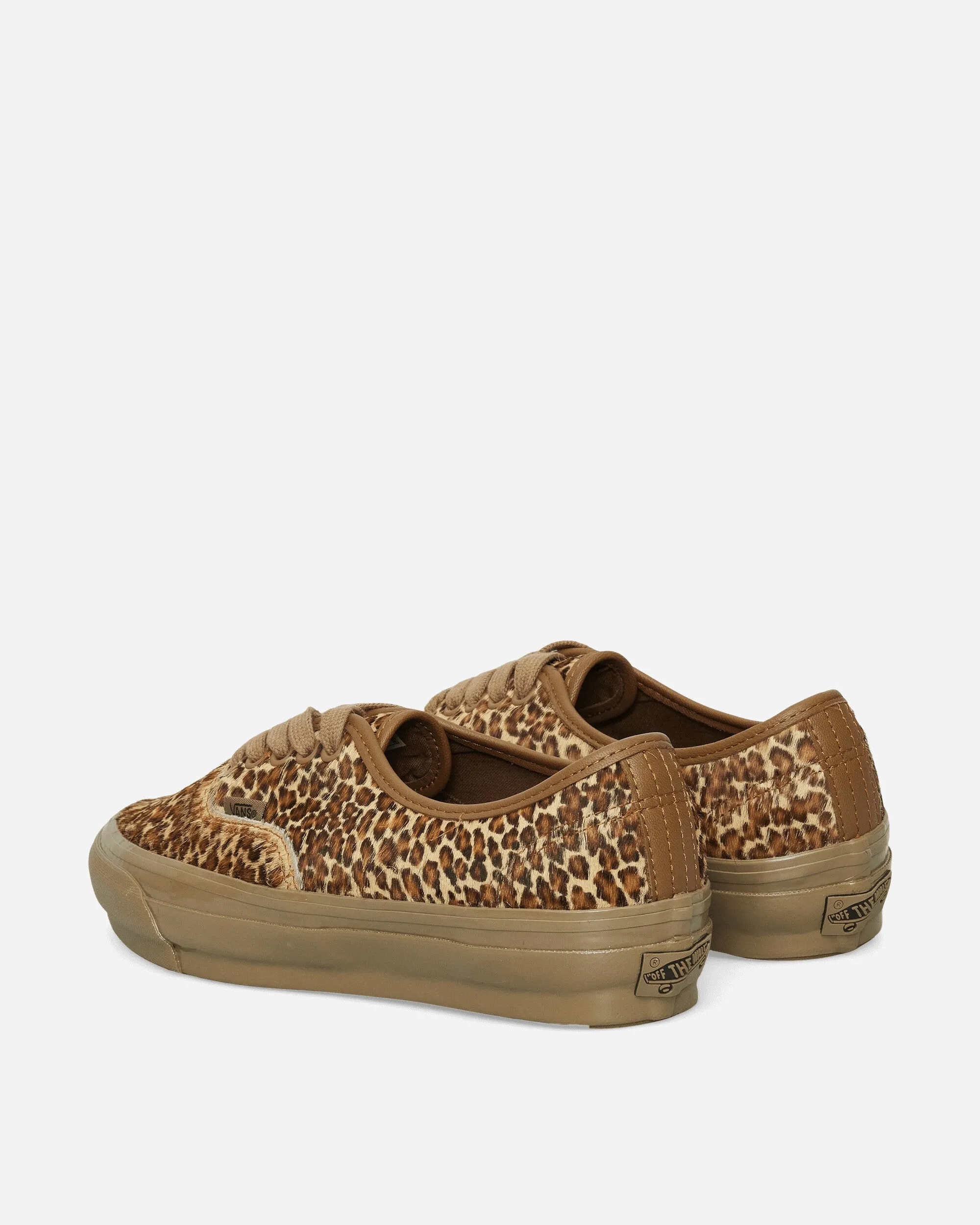 Premium Echte 44 Ponyhaar Sneakers Leopard