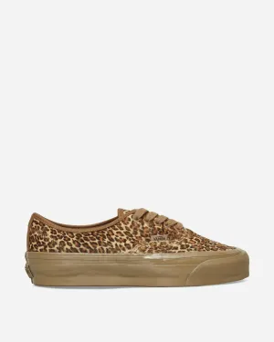 Premium Echte 44 Ponyhaar Sneakers Leopard