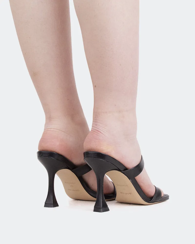 Pyramide, Schwarz Leder/Cuir Noir