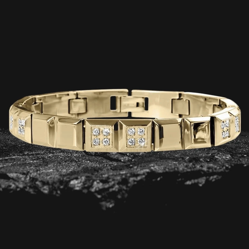 Pyramid Gold Bracelet