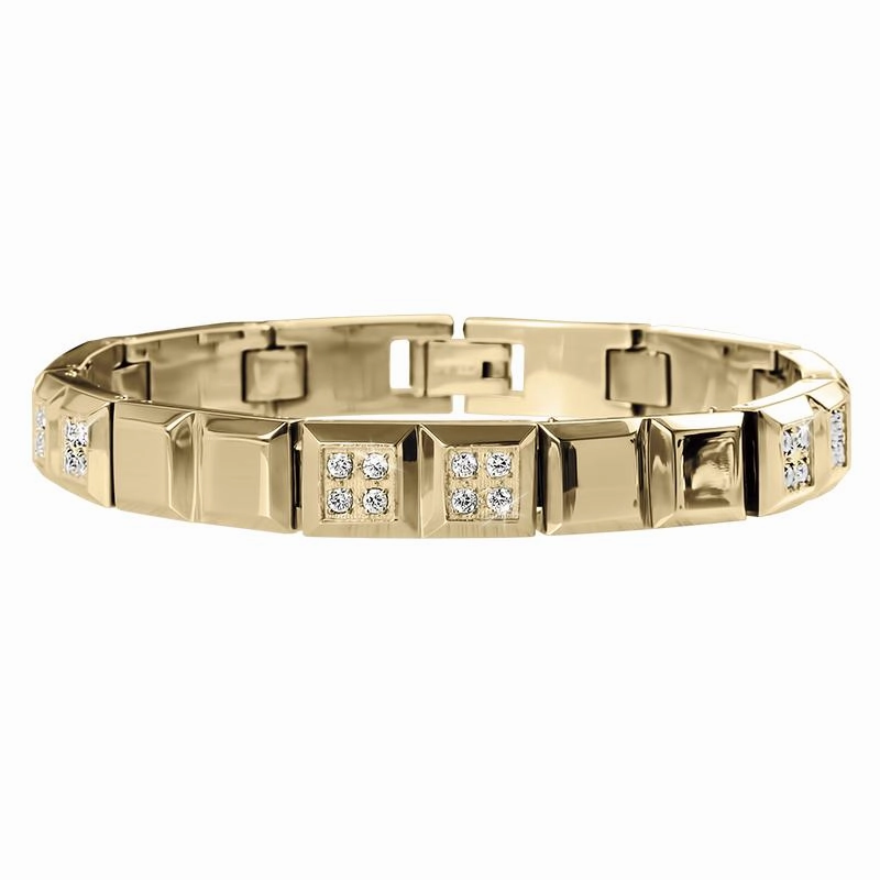 Pyramid Gold Bracelet 