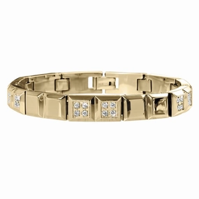 Pyramid Gold Bracelet 