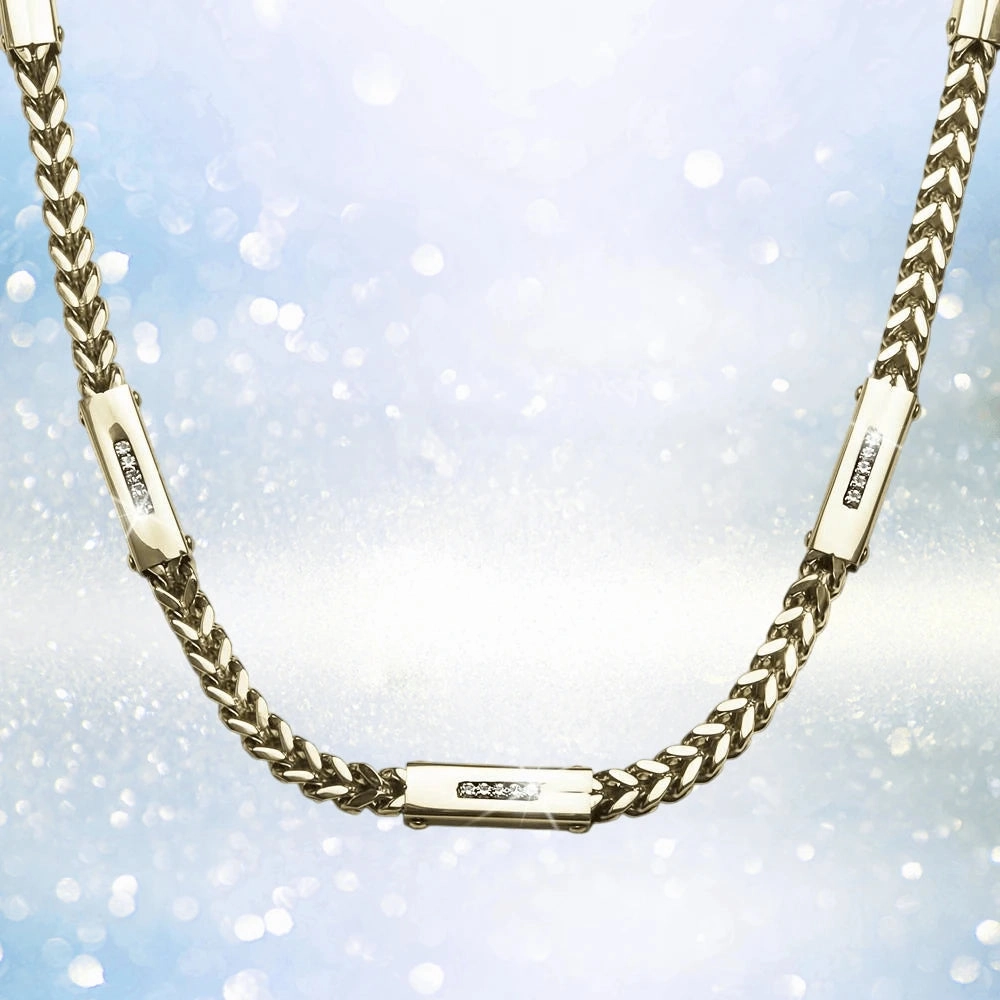 Quadrant Steel Necklace
