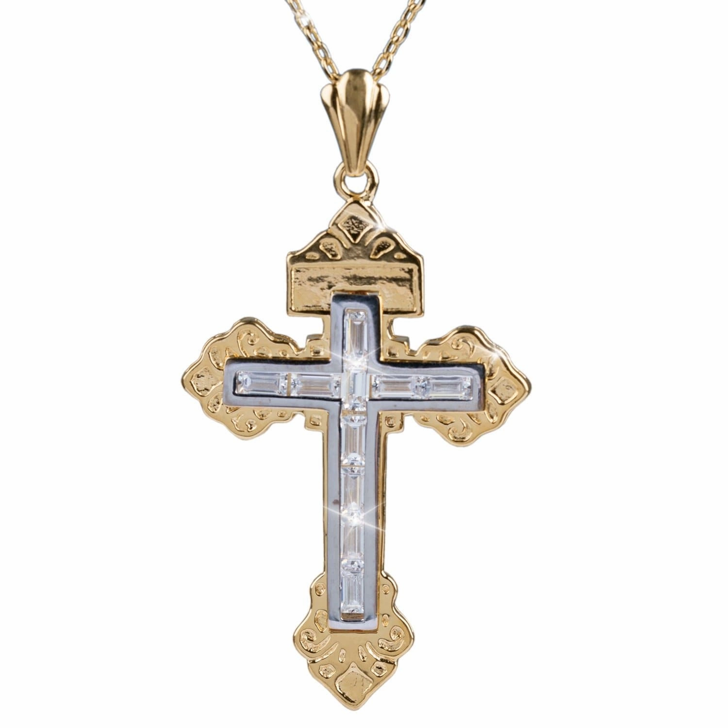 Ray Of Light Cross Pendant 